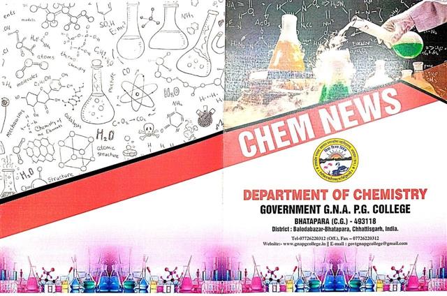 Govt. G. N. A. P.G. College, Bhatapara | Govt. College Bhatapara-Chemistry News